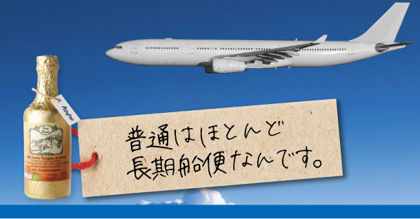 温度管理をして空輸しています